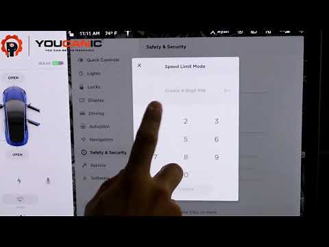 How to Set Maximum Speed Limit Tesla Model 3