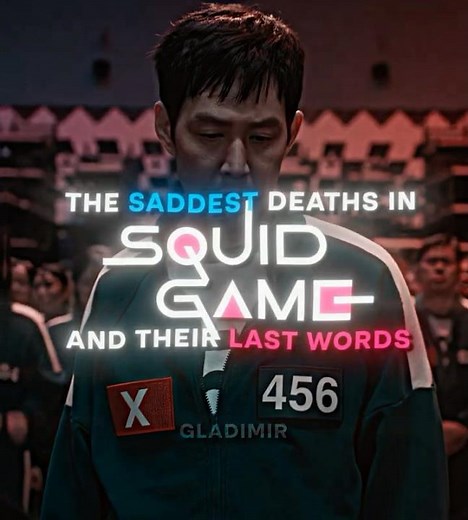 The Saddest Deaths in Squid Game & Their Last Words (S1 & S2) | Song: Welcome and Goodbye (slowed)