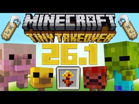 ✅ TINY TAKEOVER - REVIEW COMPLETA 26.1 [RESUMEN] Español Minecraft
