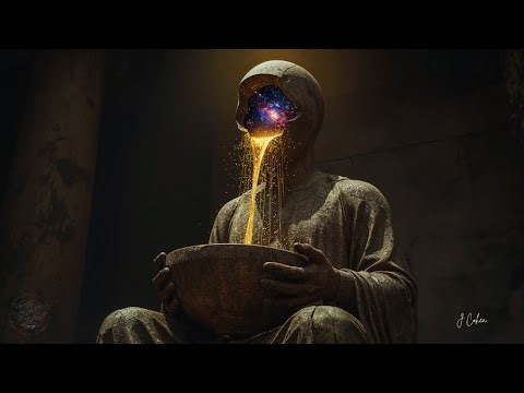 COSMIC Flow Within | Meditative Surreal Art for Inner Awakening and Mind Stillness