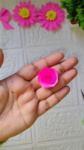 how to make flower using sticky notes #craft #stickynotes #flowers