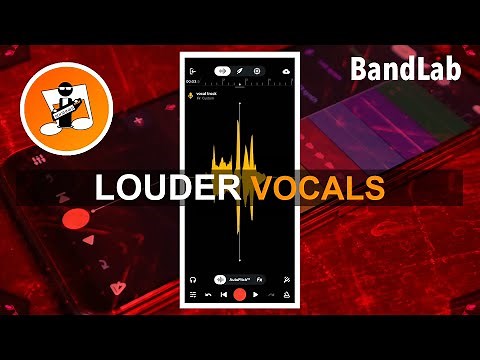 How to make vocals louder in the mix in bandlab... 2 Pro tricks...