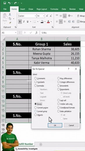 AutoFill Numbers for Multiple Groups in Excel – Fast & Easy #excel #excelforbeginners #exceltricks