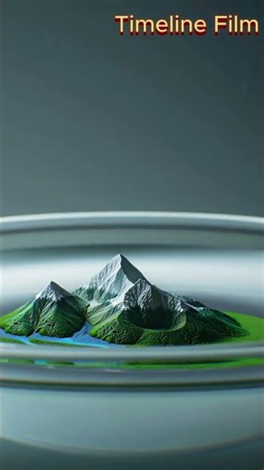 🌍🔮 ASMR Earth Emerging on a Plate | Surreal Relaxation