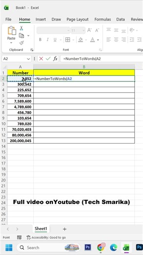 Convert number to word #excelnepalivideo #learnexcel #excelvideo #exceltipsandtricks | Computer operator