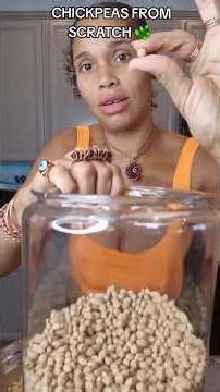 RAW CHICKPEAS FROM SCRATCH 🌿