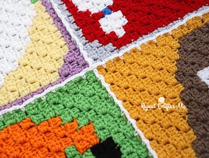 Easy Corner-to-Corner Crochet Joining Technique - Repeat Crafter Me