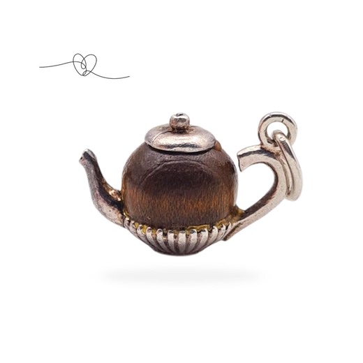 RARE Silver Nuvo Teapot Charm, Touchwood Design Miniature, Rare Collectible Teapot - Etsy