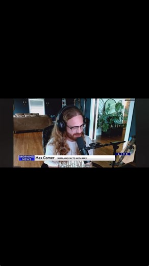 25K views · 1.4K reactions | Never thought I’d be on the morning news trying to do an airplane fact live. Thanks for having me wgnmorningnews This was my first time on a TV I was actually kinda nervous tbh Anyways what’s up Chicago | Airplane Facts With Max | Facebook