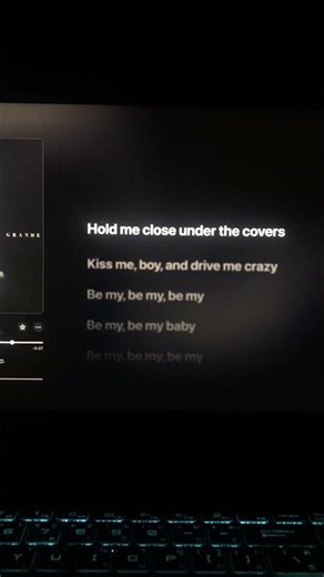 Ariana Grande - Be My Baby #bemybaby #arianagrande #lyrics #song #songlyrics #applemusic