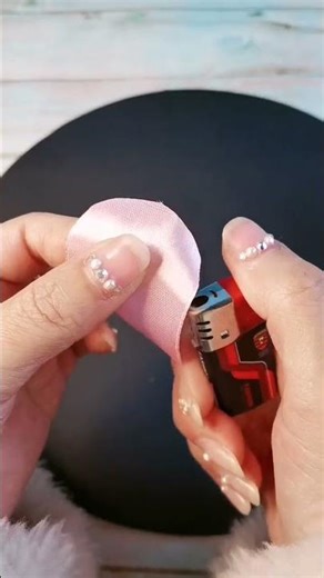 Make beautiful design by riban and also done by hand 👍🏻👍🏻