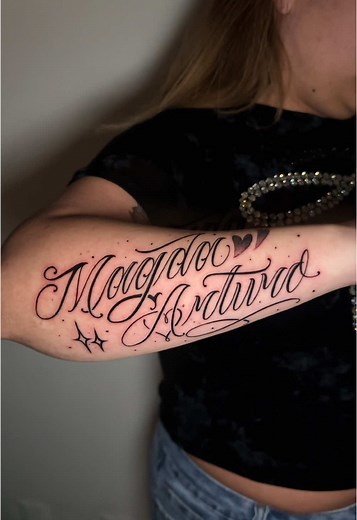 Arturo's Gothic Lettering Tattoo Inspiration