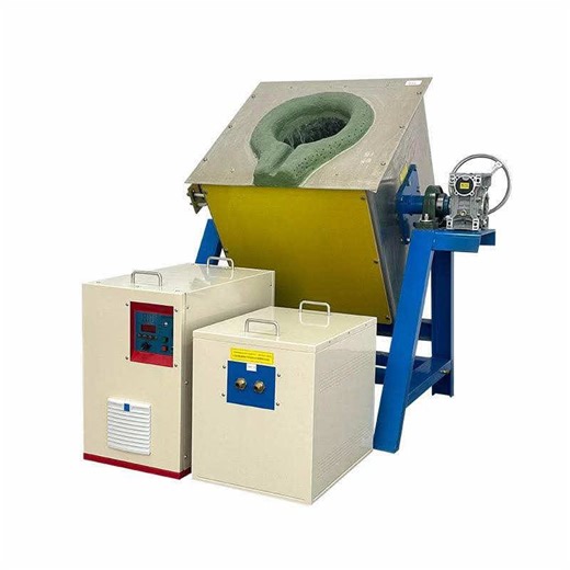 Small Medium Frequency Induction Melting Furnace for Non-Ferrous Metals