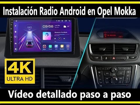 Instalación de radio Android CarPlay para Opel Mokka 2012-2016 Tutorial 4K