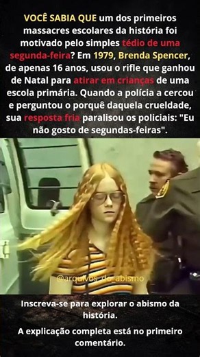 A História Real por Trás da Música I Don't Like Mondays Brenda Spencer