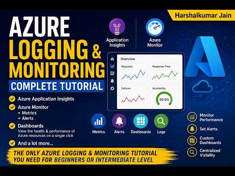 Azure Logging & Monitoring | Application Insights, Azure Monitor, Metrics, Alerts & Dashboard