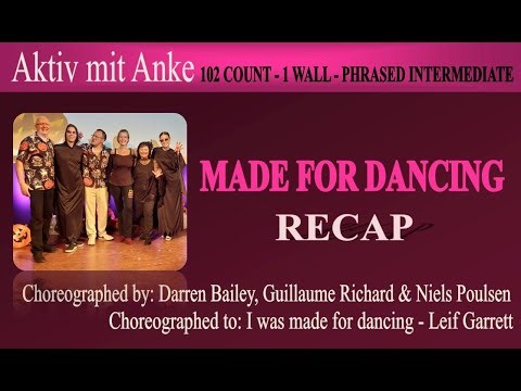 Made for dancing - recap with Anke