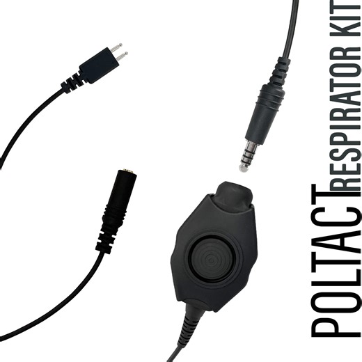 Respirator Mask PTT Kit- BaoFeng: UV9G, UV9R, UV9R Plus, UV9R Pro, BF-