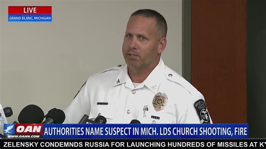 BREAKING UPDATE: Michigan Church Shooting Authorities now confirm four victims are dead, along with the shooter, bringing the total death toll to five. Subscribe to OAN LIVE for more updates as they come in https://live.oann.com/home.ktv?utm_source=socials&utm_medium=social media&utm_campaign=FB | One America News Network