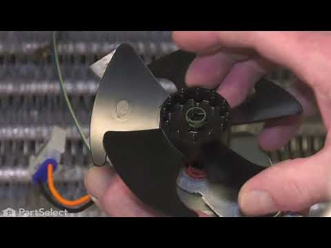 GE Refrigerator Repair - How to Replace the Evaporator Fan Blade (GE # WR60X10204)