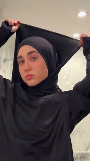 my go to training hijab style 🧕