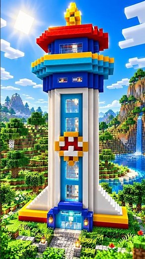 PAW PATROL TOWER Build Battle In Minecraft — NOOB VS PRO CHALLENGE — Maizen Parody