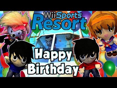 AnimeBroMii's Birthday Gameplay !! Angi & Haruhi Vs Issac & Sonia !! Wii Sport Resorts!! HD