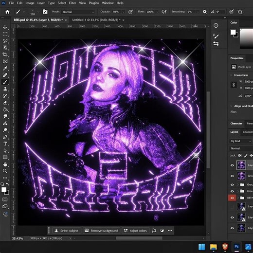 Easy Glare Adding Tutorial #photoshop #photoshoptutorial #fypシ