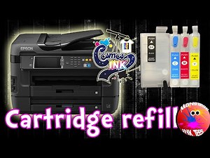 Cosmos Sublimation Ink Refill Cartridges on #epson Workforce WF-7720 (7710)
