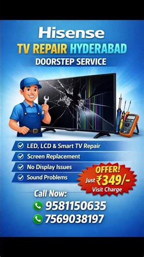 Hisense TV Service Centre in Hyderabad | Hisense LED TV Repair Service Centre Hyderabad #hisensetv
