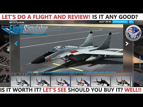 MiG 29 Fulcrum by Deimos Inc - Flight/Review Microsoft Flight Simulator