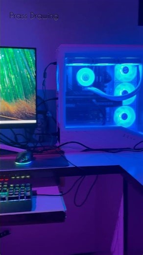 🥰 Finally I Build My Dream PC setup For Drawing Videos editing. #shorts