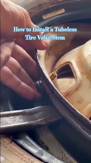 How to Install a Tubeless Tire Valve Stem