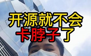 开源就不会卡脖子了