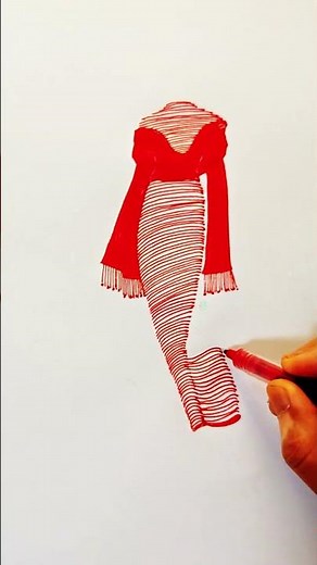 Simple ink painting technique! You can also draw a variety of beauties! #DailyArt #JustDrawIt