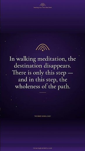 Thich Nhat Hanh: Walking Meditation as Turning Toward the Light