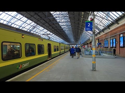 Howth To Dublin Scenic DART Train Journey | Ireland By Train Episode 5