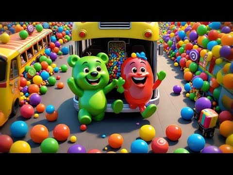 Baby Bus Full of Candy Friends | Fun Sweet Adventure Song for Kids | Sing Along