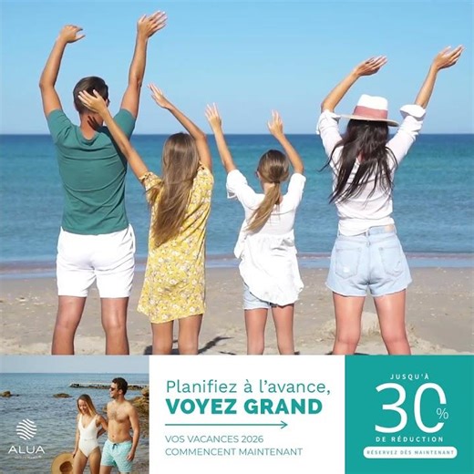 Alua destino sur Hotels & Resorts - Early booking 2026 - FR