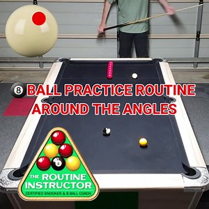 🎱BALL PRACTICE ROUTINE Hello everyone! Here is a great little 🎱Ball practice routine to try. Involves playing around the angles with side and straightening cueball up off the reds to get natural angle on yellows to repeat the same sequence again. (This practice routine you will learn natural angles just missing middle pocket and learn down further along the side rail angles.) Rules are: Must pot in same order I do. Must pot the yellow and re spot it and play for bottom red each time. Then repe