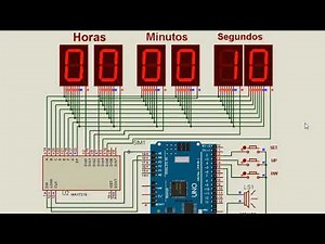 Arduino 7-segment display clock
