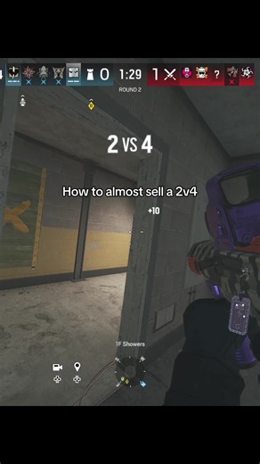 Winning Strategies for 2v4 in Rainbow Six Siege