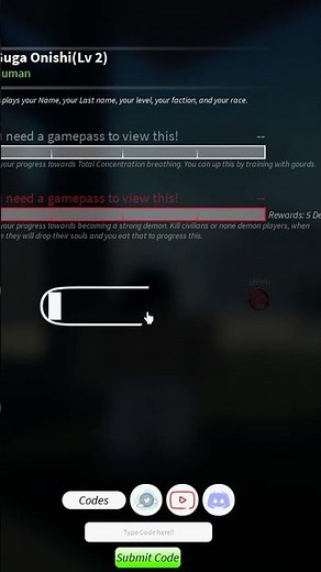 SAIU! NOVO MEGA CODE do PROJECT SLAYERS #shorts