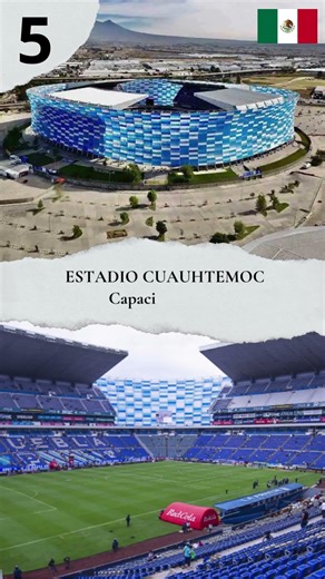 Top 8 Biggest Stadiums in Mexico | Football Stadiums Ranking #shortvideo #shorts #stadiumcommunity