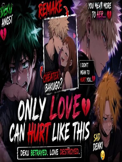 "I saw you with her, Kacchan..." 💔 Rain, betrayal, and the exact second Deku’s heart broke. #bkdk