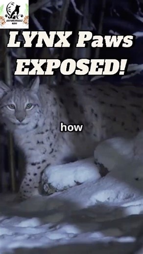 Lynx Paws EXPOSED! 😱👀#lynx #animals #wildlife #animalfacts #animalknowledge #facts