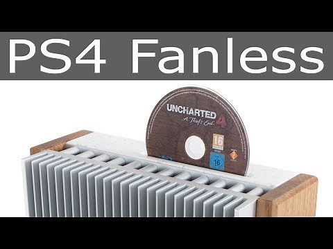 PS4 Fanless / wood & stone PlayStation 4 cooling mod