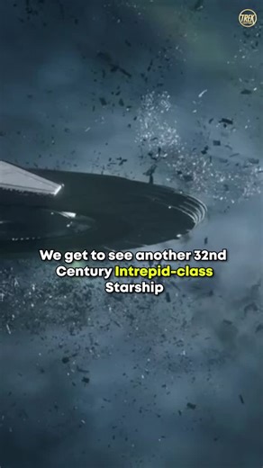 Trek Central on Instagram: "🚀 32nd Century Intrepid-class In #StarTrek: #StarfleetAcademy! We get to see another 32nd Century Intrepid-class Starship in the latest episode of Star Trek: Starfleet Academy. Spoiler Warning! When the USS Athena needs assistance, Admiral Vance dispatches the Intrepid-class USS Sargasso to render aid. It’s not the first time we’ve seen one of these vessels. Since Star Trek: Discovery’s third season, we have seen the USS Voyager-J as a member of the Intrepid-class li