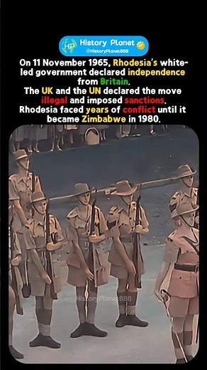 Rhodesia’s Break From Britain #history