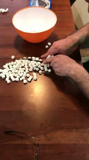 Minute to win it:Chopsticks & Marshmellows